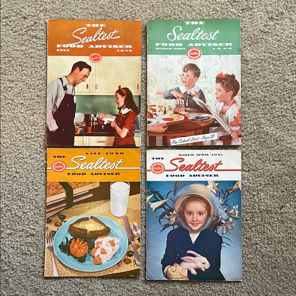 “The Sealtest Food Adviser” Booklets - Four From 1940s